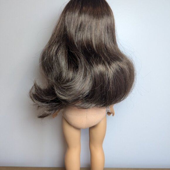 18" American Girl Doll Samantha: Curly Dark Brown Hair & Eyes, Pleasant Company - Picture 7 of 8